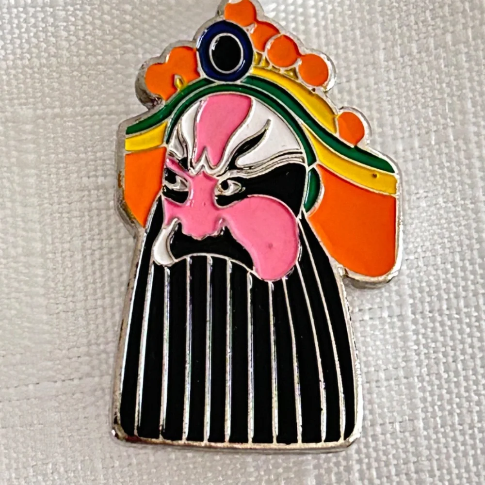 Chinese Opera Mask Bookmark Art Chinese Collectible Opera Facial Makeup